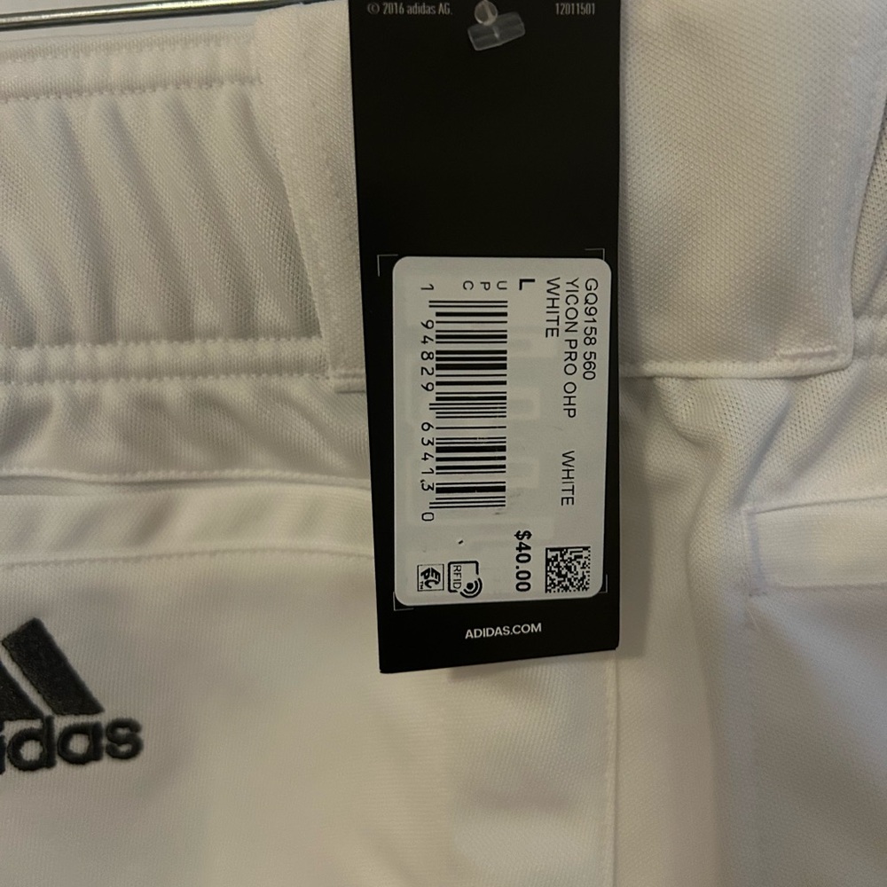 Adidas White Athletic Pants - Picture 3 of 3